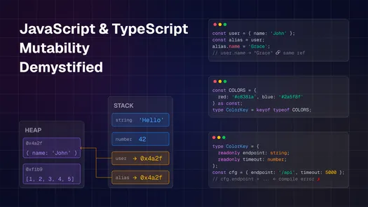Mutability in JavaScript and TypeScript